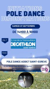 Demonstation et Initiation gratuites Pole Dance à Décathlon Saint Egrève
